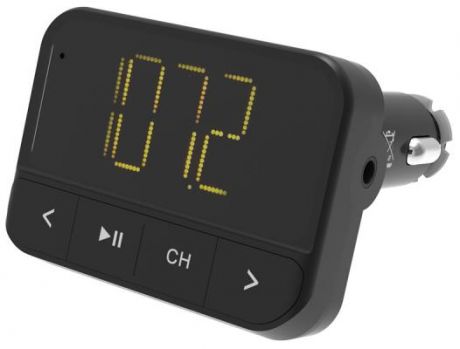 Автомобильный FM-модулятор Ritmix FMT-B200 черный SD BT USB (80000765)