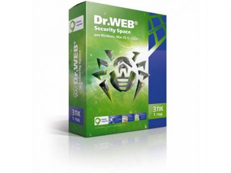 Антивирус Dr.Web Security Space на 12 мес на 3ПК BHW-B-12M-3-A3 BOX