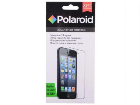 Защитная пленка Polaroid для Canon Eos 7D 2IN1 прозрачная