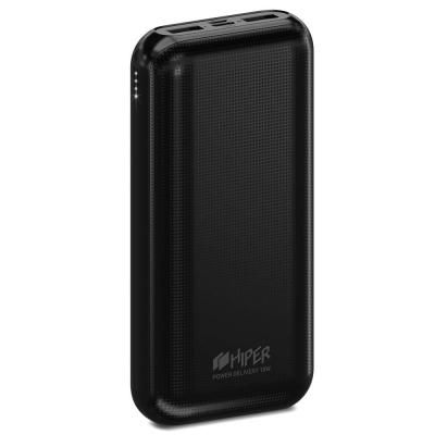 Внешний аккумулятор Power Bank 20000 мАч HIPER RPX20000 черный