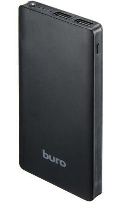 Мобильный аккумулятор Buro RCL-10000-BK Li-Pol 10000mAh 2.1A черный 2xUSB