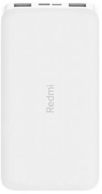 Мобильный аккумулятор Xiaomi Redmi Power Bank PB100LZM Li-Pol 10000mAh 2.6A+2.4A белый 2xUSB