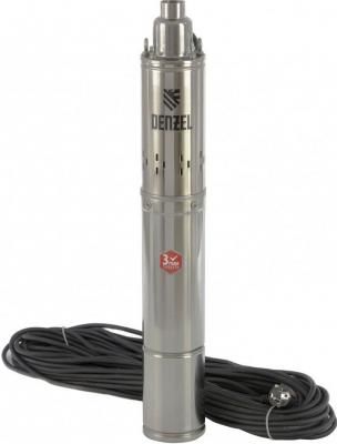 Скважинный насос DWS-4-150, винтовой, диаметр 4", 1300 Вт, 2000 л/ч, напор 150 м// Denzel