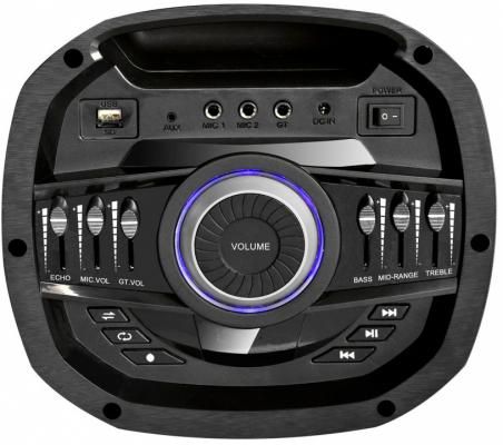 Минисистема Hyundai H-MC280 черный 500Вт/FM/USB/BT