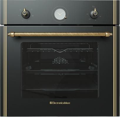 Духовой шкаф Электрический Electronicsdeluxe 6006.05эшв-010 черный матовый