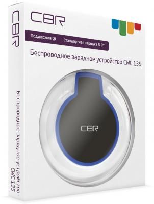 Беспроводное зарядное устройство CBR CWC 135 Black microUSB 1A черный
