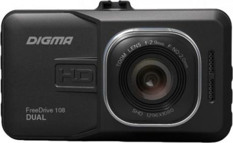 Видеорегистратор Digma FreeDrive 108 DUAL черный 1080x1920 1080p 140гр. GP2248