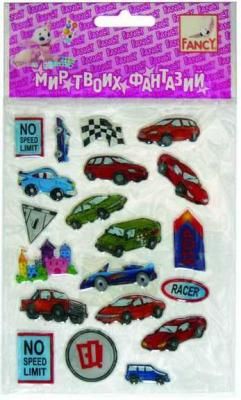 Наклейки полимерные СКОРОСТЬ 11*15,5см, ассорти 2 дизайна, п/п с европодвесом