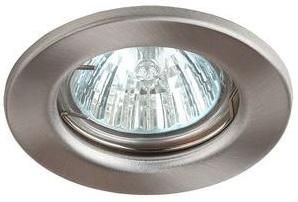 Эра C0043800 ST1 SN Светильник штампованный MR16,12V/220V, 50W сатин никель