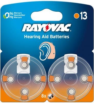 Батарейки Varta Rayovac Acoustic Type 13 PR48 8 шт 5000252003786
