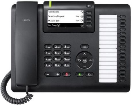 Телефон IP Siemens Unify OpenScape CP400 черный L30250-F600-C427