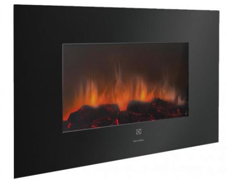 Электрокамин Electrolux EFP/W-1250ULS 2000 Вт пульт ДУ чёрный
