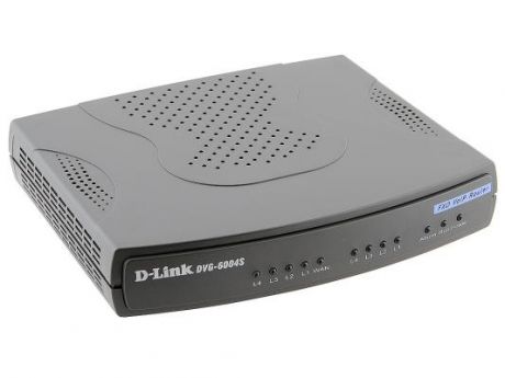 Шлюз VoIP D-Link DVG-6004S 4xFXO RJ-11 4xLAN 1xWAN 10/100Mbps SIP