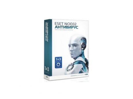 Антивирус ESET NOD32 продление лицензии на 12 мес на 3ПК коробка NOD32-ENA-RN-BOX3-1-1