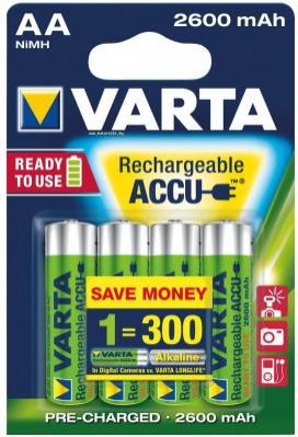 Аккумуляторы Varta R2U/HR6 2600 mAh AA 4 шт