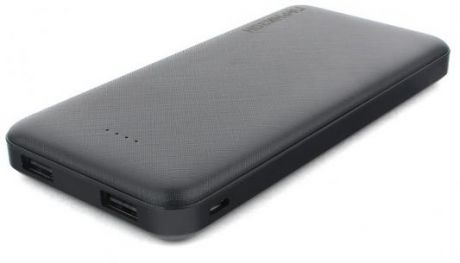 Гарнизон GPB-115 Портативный аккумулятор 10000мА/ч, USB1: 1A, USB2: 2.1A, черный