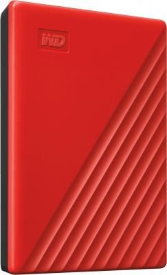 Жесткий диск WD Original USB 3.0 4Tb WDBPKJ0040BRD-WESN My Passport 2.5" красный
