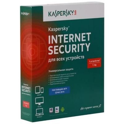 Программное Обеспечение Kaspersky KIS RU 3-Dvc 1Y Bs Box (KL1939RBCFS)