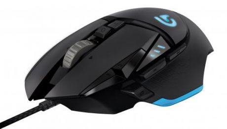 Мышь проводная Logitech G502 Laser Gaming Mouse Proteus Spectrum чёрный USB 910-004617 б/у