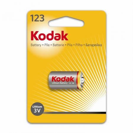 Батарейка KODAK CR123(A) K123LA 6/12/9000 CR123A 1 шт