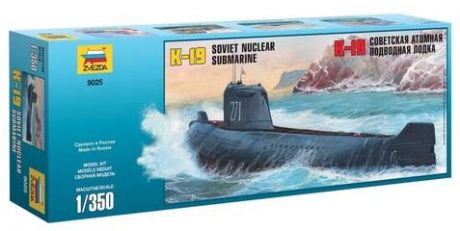 Подводная лодка ЗВЕЗДА Подводная лодка атомная советская К-19 1:350