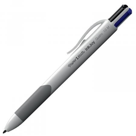 Шариковая ручка автоматическая Paper Mate 141920 черный синий зеленый красный 0.1 мм