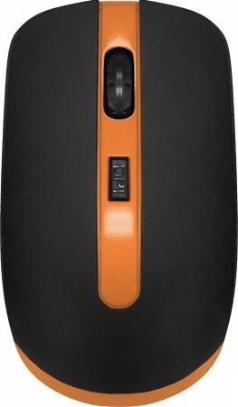 Мышь CBR CM 554R Black/Orange USB(Radio) оптическая, 1600 dpi, 3 кнопки и колесо прокрутки
