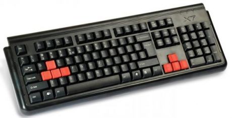 Клавиатура проводная A4TECH X7-G300 USB черный