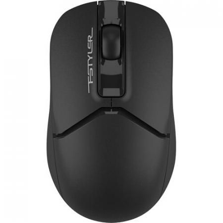 Мышь A4Tech Fstyler FG12S черный оптическая (1200dpi) silent беспроводная USB (3but)