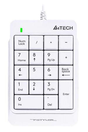 Числовой блок A4 Fstyler FK13P белый USB slim для ноутбука