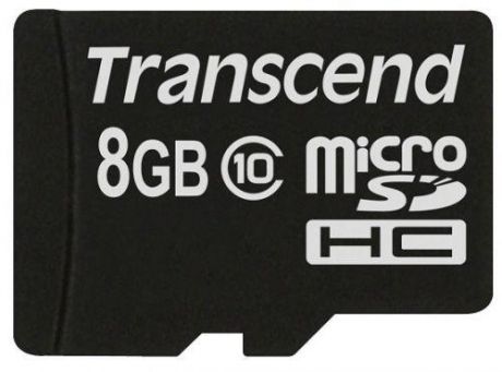 8GB Карта памяти MicroSDHC Class 10 MLC Industrial Transcend