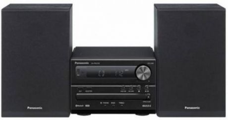 Микросистема Panasonic SC-PM250EE-K черный 20Вт/CD/CDRW/FM/USB/BT
