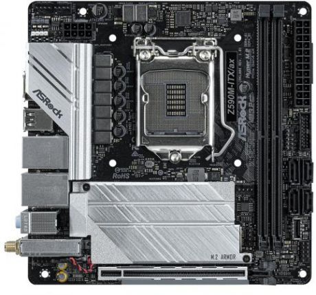 Материнская плата ASRock Z590M-ITX/AX Socket 1200 Z590 2xDDR4 1xPCI-E 16x 4 mini-ITX Retail