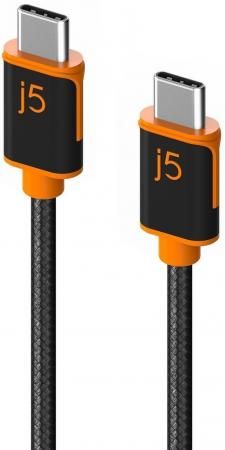 Кабель Type-C 1.8м j5create JUCX24 круглый черный