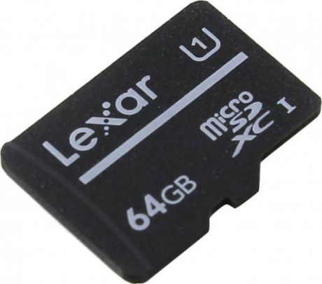 LEXAR 64GB High-Performance C10 microSDHC UHS-I, up to 80MB/s read