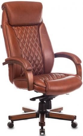 Кресло руководителя Бюрократ T-9924WALNUT светло-коричневый