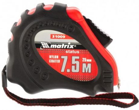 Рулетка Matrix Status autostop Magnet+ 7.5мx25мм 31009