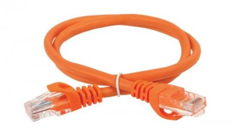 Патч-корд UTP 5е категории 0.5м ITK PC07-C5EU-05M оранжевый