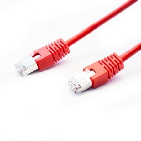 Патч-корд FTP 5Е категории 2м красный CU PVC Lanmaster LAN-PC45/S5E-2.0-RD