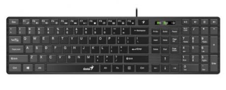 Клавиатура Genius SlimStar 126 Black USB (Only Laser)