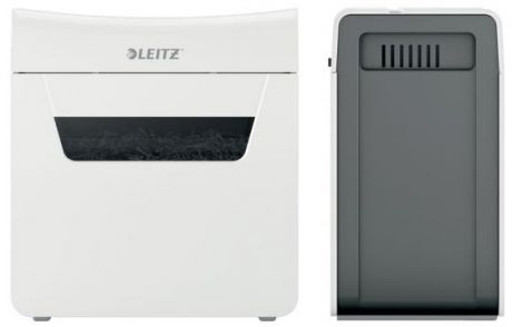 Шредер Leitz IQ PROTECT Premium 3M белый (секр.P-5)/фрагменты/3лист./10лтр./скрепки/скобы