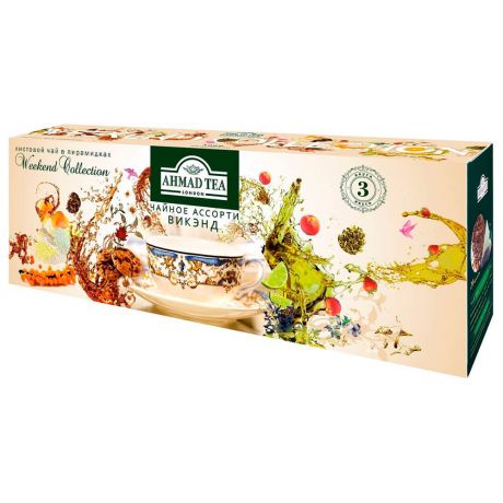 Чай Ahmad Tea 3*20пир*1,8г Weekend collection