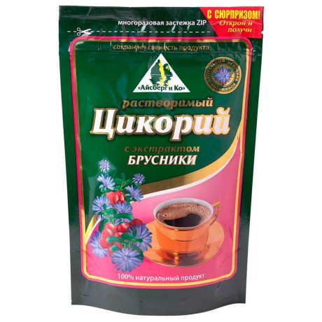 Цикорий Айсберг и ко 100г с брусникой м/уп