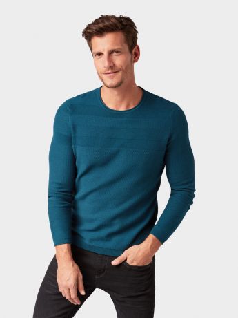 свитер Tom Tailor / муж / Moes Blue / 100 % хлопок / XL