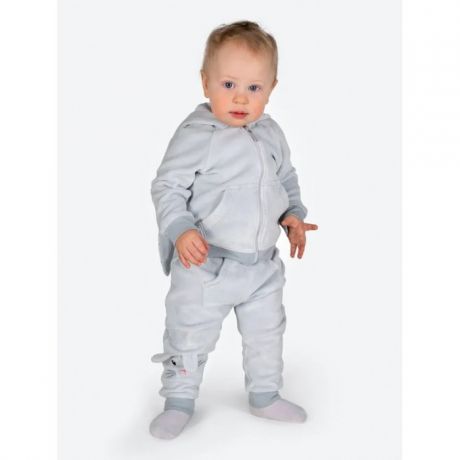 Комплекты детской одежды BabyBunny Костюм детский велюровый (брюки, толстовка) Зайка