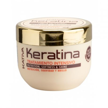 Косметика для мамы Kativa Keratina Интенсивный восстанавливающий уход с кератином для повреждённых и хрупких волос 500 мл