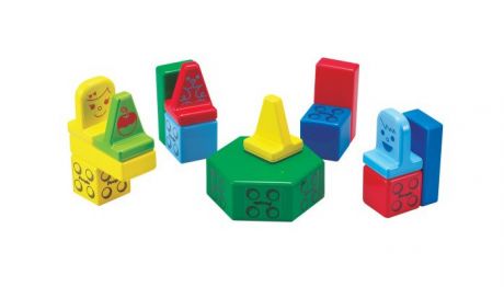 Развивающие игрушки People Набор кубиков Block (31 шт.) и Игровой коврик