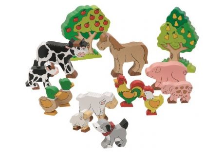 Игровые фигурки Goki Фигурки Животные фермы, деревья