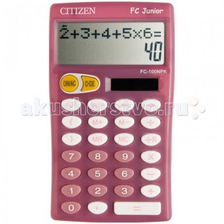 Канцелярия Citizen Калькулятор настольный FC-100N 10 разрядов
