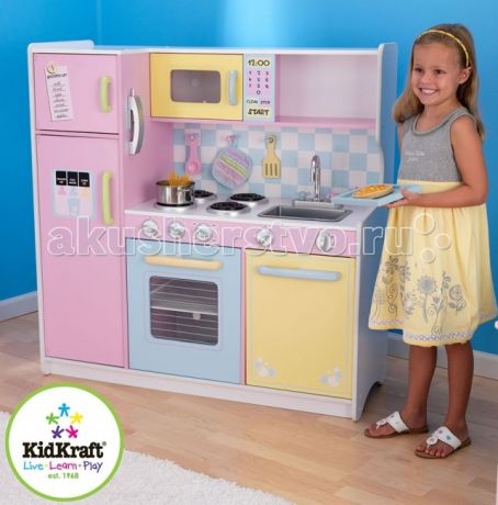 Ролевые игры KidKraft Игрушечная кухня Пастель